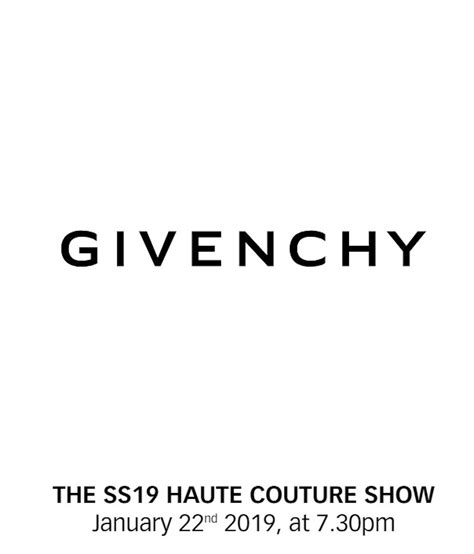 givenchy ss19 show|Givenchy SS19 Haute Couture show .